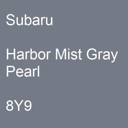 Subaru, Harbor Mist Gray Pearl, 8Y9.